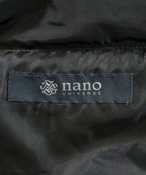 nano UNIVERSE（ナノユニバース）ダウンジャケット/ダウンベスト 黒 サイズ:F レディース/2200665213021
