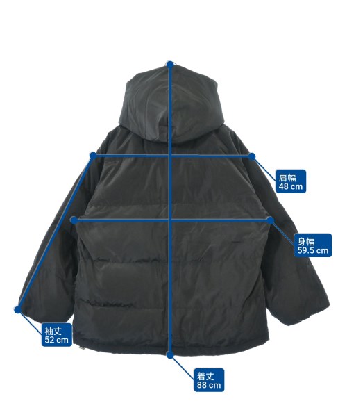 nano UNIVERSE（ナノユニバース）ダウンジャケット/ダウンベスト 黒 サイズ:F レディース/2200665213021