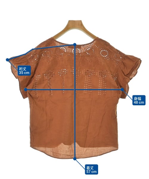 nano UNIVERSE（ナノユニバース）ブラウス オレンジ サイズ:F レディース/2200666865076