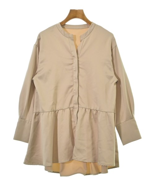 nano UNIVERSE(ナノユニバース)ブラウス ベージュ サイズ:F/2200664834081