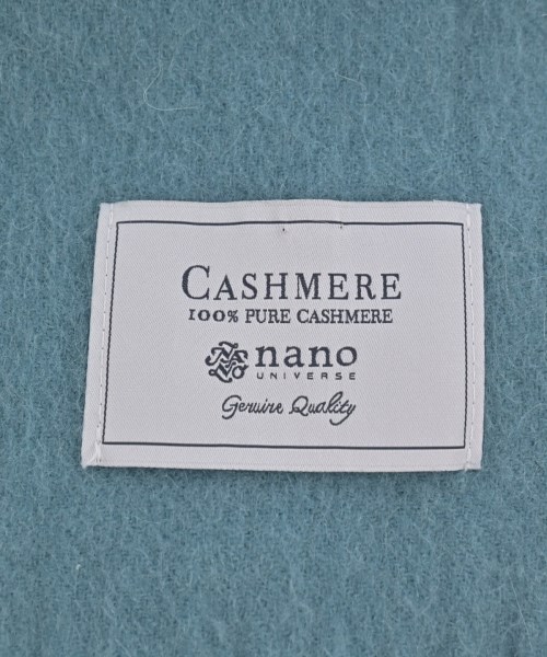 nano UNIVERSE（ナノユニバース）マフラー 青 サイズ:F レディース/2200669496178