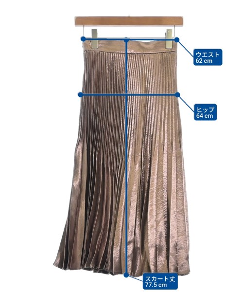 nano UNIVERSE（ナノユニバース）ロング・マキシ丈スカート 茶 サイズ:36(S位) レディース/2200665316234