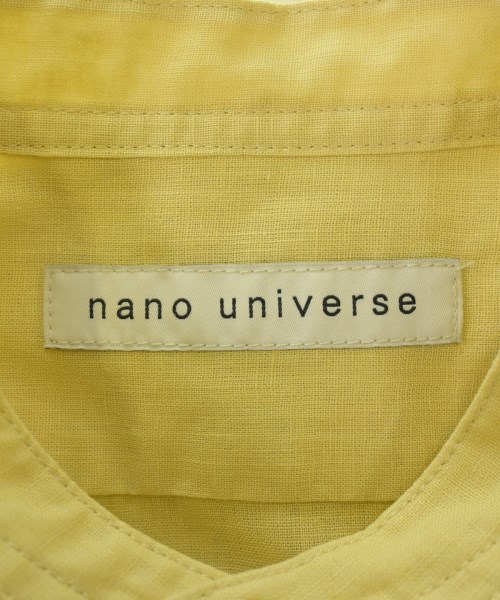 nano UNIVERSE（ナノユニバース）カジュアルシャツ 黄 サイズ:S レディース/2200669613025