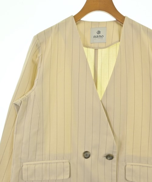 nano UNIVERSE（ナノユニバース）ジャケット ベージュ サイズ:38(M位) レディース/2200668375184