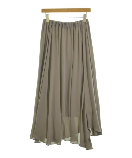 nano UNIVERSE（ナノユニバース）ロング・マキシ丈スカート グレー サイズ:38(M位) レディース/2200668294010