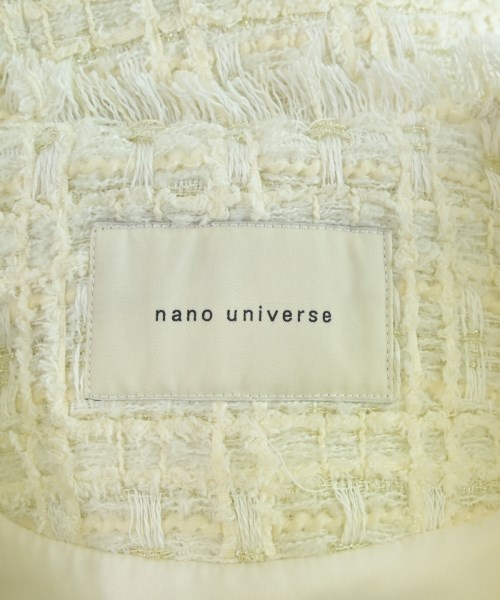 nano UNIVERSE（ナノユニバース）ベスト 白 サイズ:F レディース/2200725019020