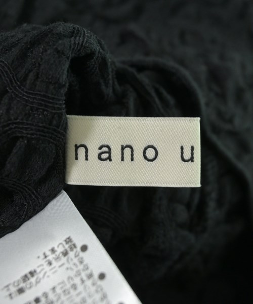 nano UNIVERSE（ナノユニバース）Tシャツ・カットソー 黒 サイズ:F レディース/2200729673068
