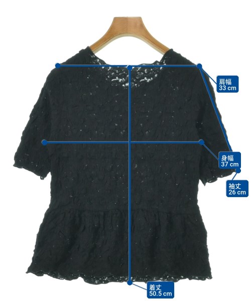 nano UNIVERSE（ナノユニバース）Tシャツ・カットソー 黒 サイズ:F レディース/2200729673068