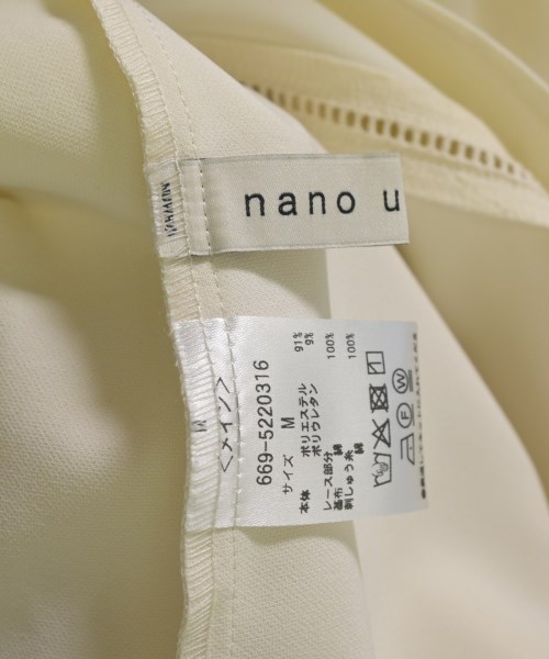 nano UNIVERSE（ナノユニバース）ブラウス 白 サイズ:M レディース/2200715004043