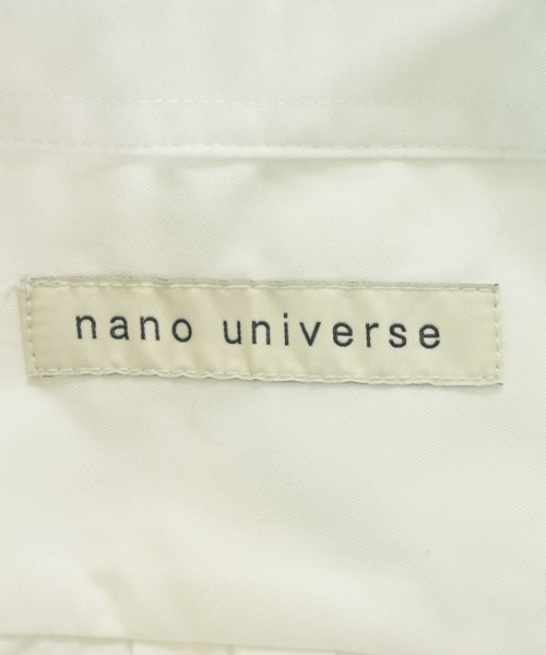 nano UNIVERSE（ナノユニバース）カジュアルシャツ 白 サイズ:S レディース/2200721147048