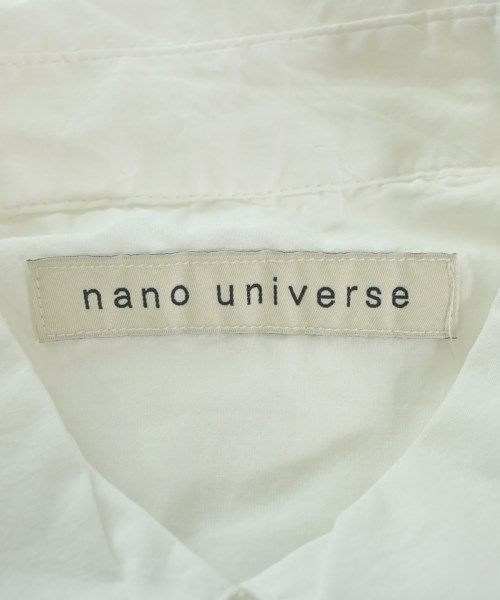 nano UNIVERSE（ナノユニバース）ブラウス 白 サイズ:F レディース/2200716181040