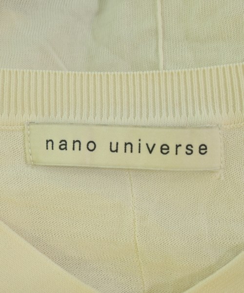 nano UNIVERSE（ナノユニバース）ニット・セーター 白 サイズ:F レディース/2200719138027