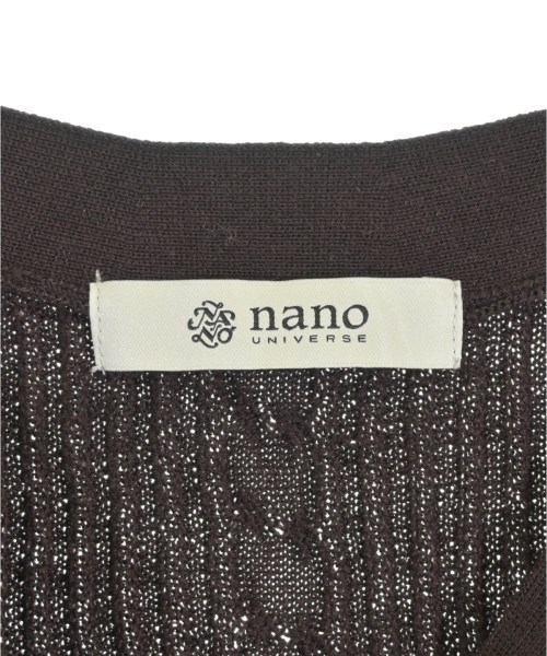 nano UNIVERSE（ナノユニバース）カーディガン 茶 サイズ:36(S位) レディース/2200724115013