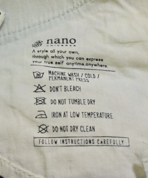 nano UNIVERSE（ナノユニバース）デニムパンツ 紺 サイズ:36(S位) レディース/2200726410055