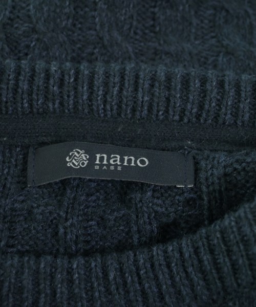 nano UNIVERSE（ナノユニバース）ニット・セーター 紺 サイズ:M レディース/2200726712234