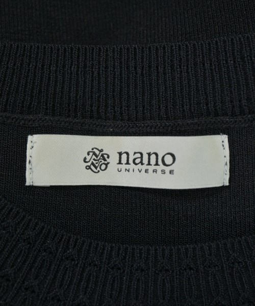 nano UNIVERSE（ナノユニバース）ニット・セーター 黒 サイズ:36(S位) レディース/2200677778051