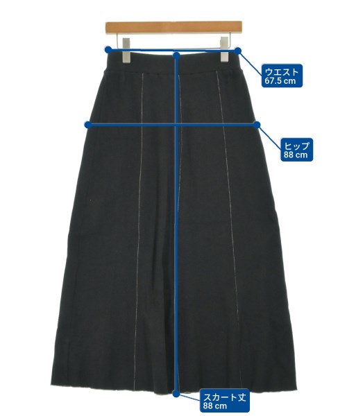 LB.03 Section（エルビーゼロサンセクション）ロング・マキシ丈スカート 黒 サイズ:2(M位) レディース/2200677615066