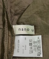 nano UNIVERSE（ナノユニバース）ブラウス 茶 サイズ:F レディース/2200688349110