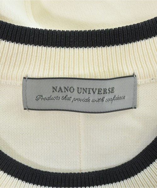 nano UNIVERSE（ナノユニバース）ニット・セーター 白 サイズ:F レディース/2200682062015
