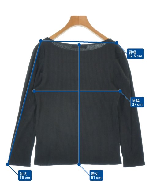 nano UNIVERSE（ナノユニバース）Tシャツ・カットソー 黒 サイズ:36(S位) レディース/2200689817038