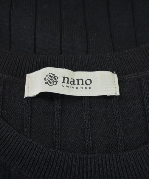 nano UNIVERSE（ナノユニバース）ニット・セーター 黒 サイズ:F レディース/2200683998450