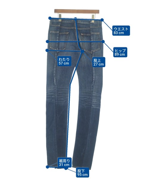 MIHARA YASUHIRO（ミハラヤスヒロ）デニムパンツ 紺 サイズ:M メンズ/2200637331050