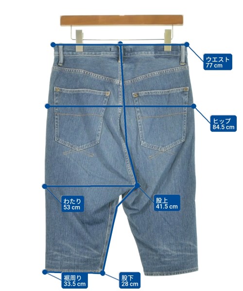 MIHARA YASUHIRO（ミハラヤスヒロ）デニムパンツ 青 サイズ:36(XS位) メンズ/2200543824011