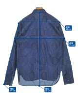 MIHARA YASUHIRO（ミハラヤスヒロ）カジュアルシャツ 青 サイズ:44(S位) メンズ/2200548717028