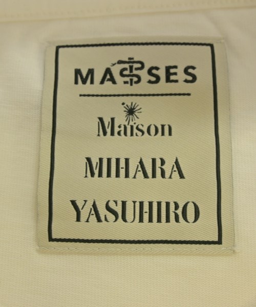 Maison MIHARA YASUHIRO（メゾンミハラヤスヒロ）Tシャツ・カットソー 白 サイズ:46(M位) メンズ/2200630317051