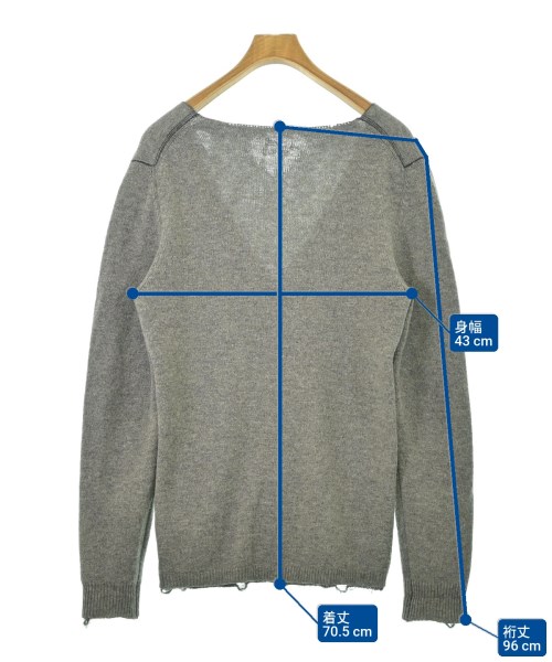 MIHARA YASUHIRO（ミハラヤスヒロ）カーディガン グレー サイズ:46(M位) メンズ/2200562094020