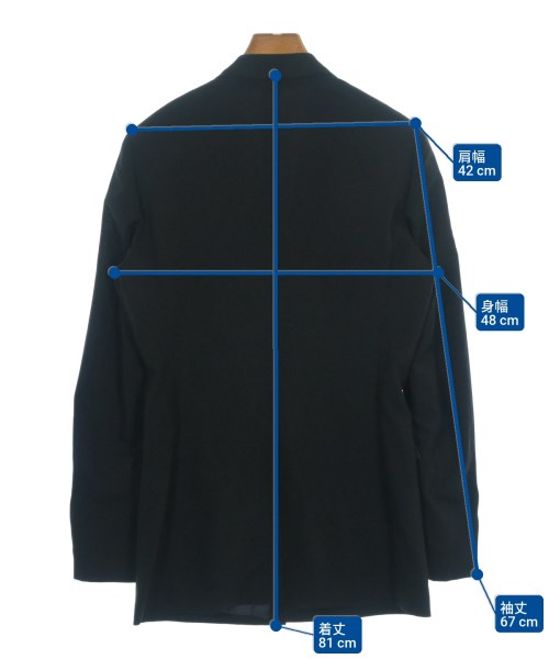 MIHARA YASUHIRO（ミハラヤスヒロ）カジュアルジャケット 黒 サイズ:L メンズ/2200654928011