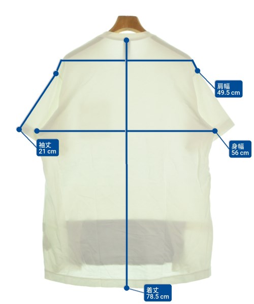 MIHARA YASUHIRO（ミハラヤスヒロ）Tシャツ・カットソー 白 サイズ:46(M位) メンズ/2200646482330