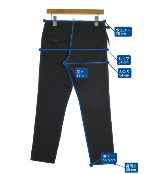 MIHARA YASUHIRO（ミハラヤスヒロ）スウェットパンツ 黒 サイズ:44(S位) メンズ/2200658175107