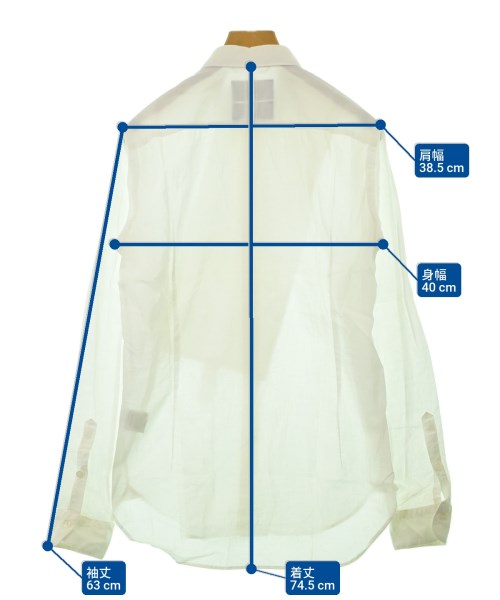 MIHARA YASUHIRO（ミハラヤスヒロ）カジュアルシャツ 白 サイズ:S メンズ/2200657132255