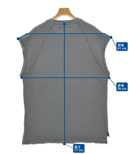 MIHARA YASUHIRO（ミハラヤスヒロ）スウェット グレー サイズ:F メンズ/2200643152199