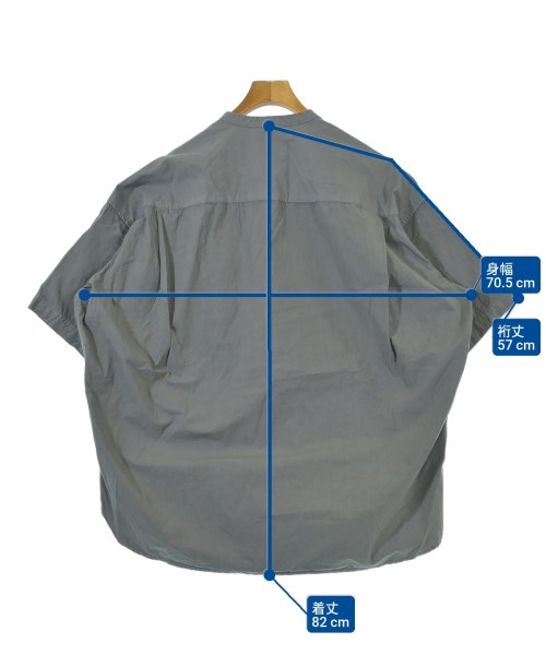 MIHARA YASUHIRO（ミハラヤスヒロ）カジュアルシャツ グレー サイズ:46(M位) メンズ/2200643152472