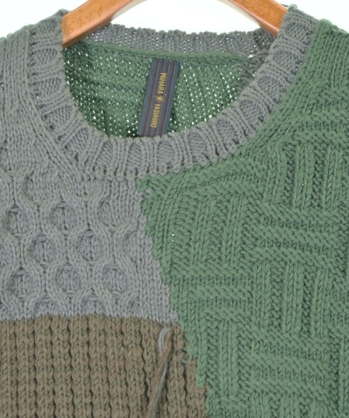 MIHARA YASUHIRO（ミハラヤスヒロ）ニット・セーター 緑 サイズ:48(L位) メンズ/2200669095043