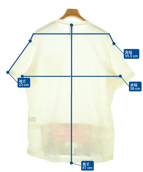 MIHARA YASUHIRO（ミハラヤスヒロ）Tシャツ・カットソー 白 サイズ:46(M位) メンズ/2200684162034