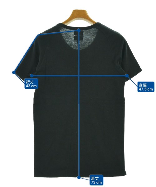 MIHARA YASUHIRO（ミハラヤスヒロ）Tシャツ・カットソー 黒 サイズ:S メンズ/2200686543046
