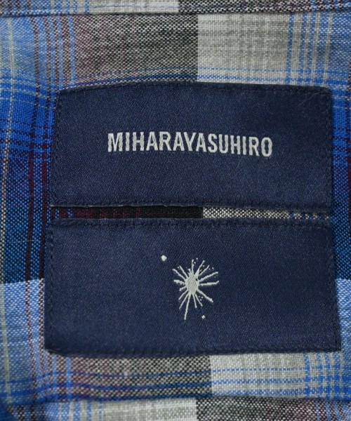 MIHARA YASUHIRO（ミハラヤスヒロ）カジュアルシャツ 青 サイズ:46(M位) メンズ/2200689124143