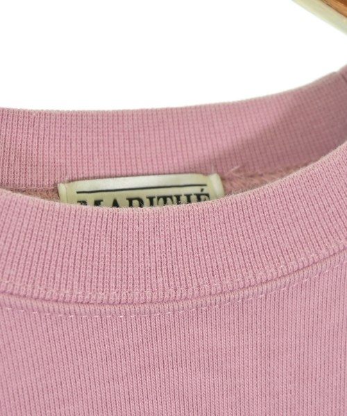 MARITHE FRANCOIS GIRBAUD（マリテフランソワジルボー）スウェット ピンク サイズ:S レディース/2200626852023