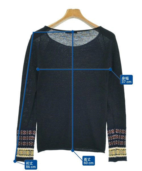 MARITHE FRANCOIS GIRBAUD（マリテフランソワジルボー）ニット・セーター 黒 サイズ:S メンズ/2200638680065