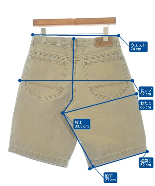 MARITHE FRANCOIS GIRBAUD（マリテフランソワジルボー）ショートパンツ ベージュ サイズ:30(M位) メンズ/2200644212151