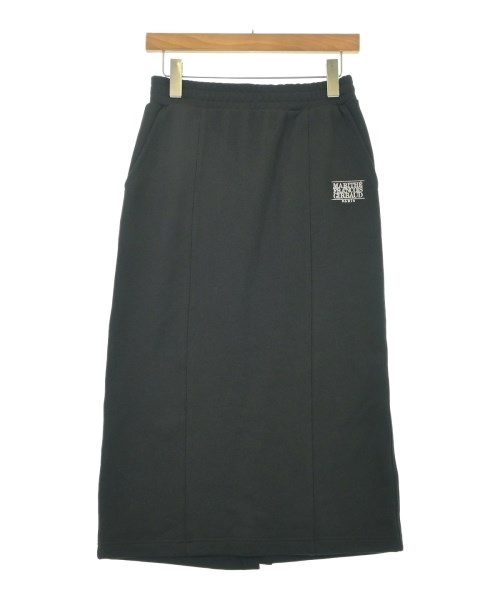 MARITHE FRANCOIS GIRBAUD(マリテフランソワジルボー)ひざ丈スカート 黒 サイズ:M/2200675439060