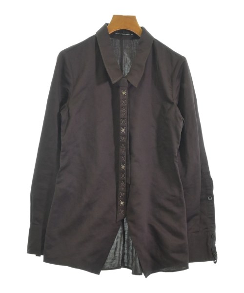 MARITHE FRANCOIS GIRBAUD(マリテフランソワジルボー)カジュアルシャツ 茶 サイズ:S/2200675835022