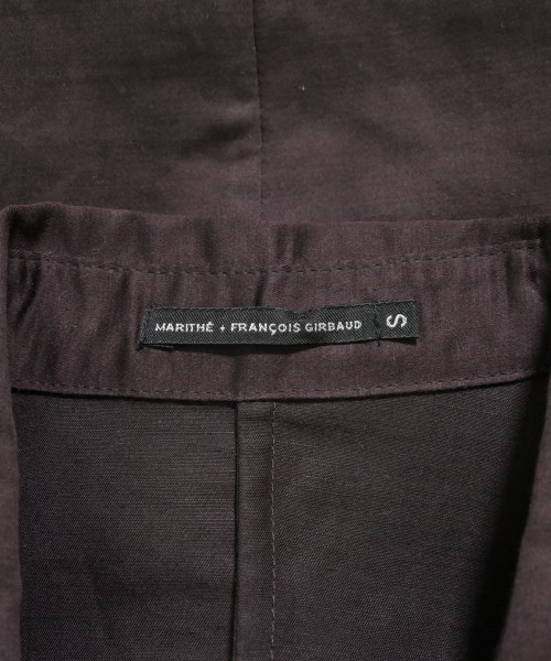 MARITHE FRANCOIS GIRBAUD（マリテフランソワジルボー）カジュアルシャツ 茶 サイズ:S レディース/2200675835022