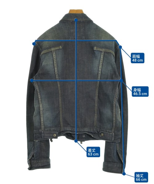 MARITHE FRANCOIS GIRBAUD（マリテフランソワジルボー）デニムジャケット 紺 サイズ:M メンズ/2200655969044