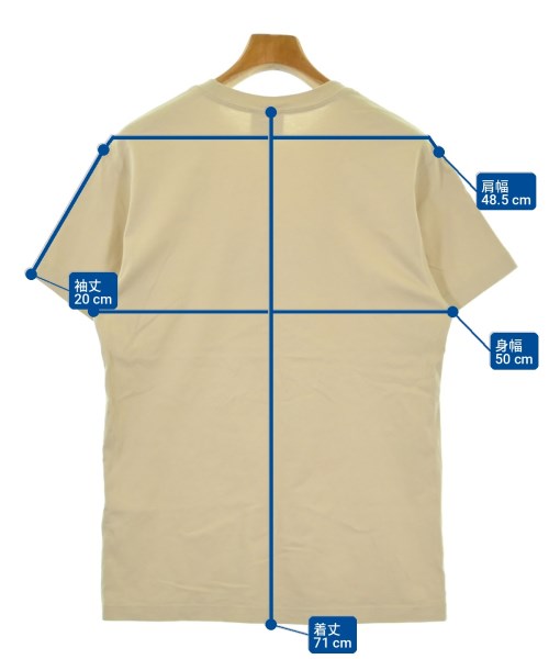 MARITHE FRANCOIS GIRBAUD（マリテフランソワジルボー）Tシャツ・カットソー ベージュ サイズ:S メンズ/2200706203042