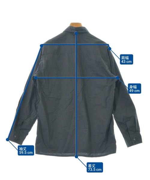 MARITHE FRANCOIS GIRBAUD（マリテフランソワジルボー）カジュアルシャツ 紺 サイズ:M メンズ/2200668005159