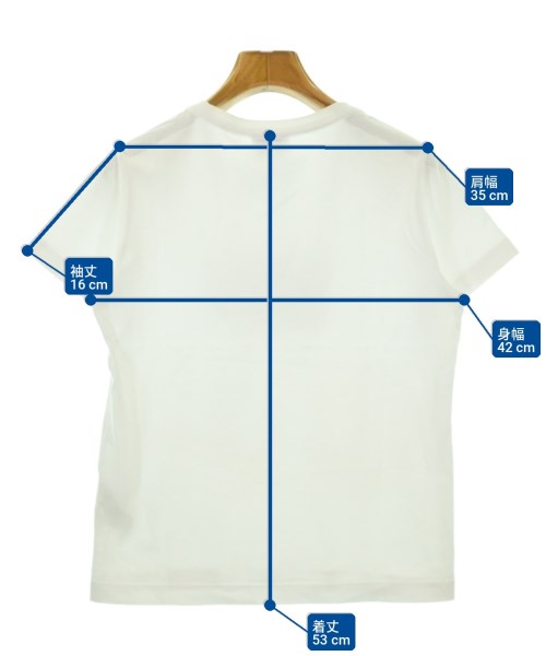 MARITHE FRANCOIS GIRBAUD（マリテフランソワジルボー）Tシャツ・カットソー 白 サイズ:S レディース/2200721222011